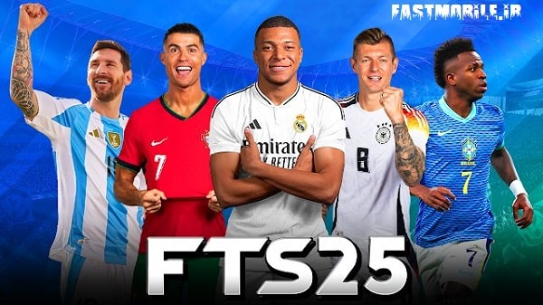 دانلود بازی فوتبال اف تی اس 2025 هک شده اندروید FTS 25