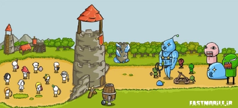 دانلود Grow Castle هک شده نسخه بینهایت اندروید بدون نیاز به دیتا