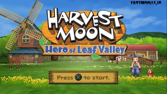 دانلود بازی مرزعه داری هاروست مون اندروید Harvest Moon Hero Of Leaf Valley