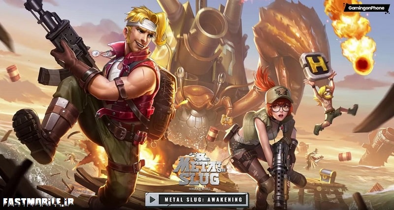 دانلود بازی سرباز کوچک 2024 هک شده اندروید Metal Slug: Awakening