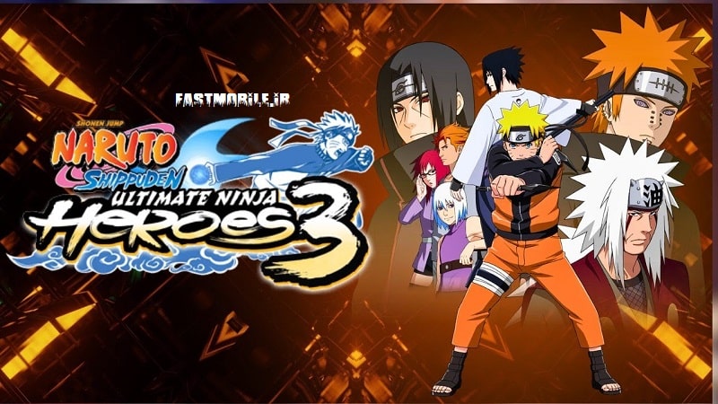 دانلود بازی ناروتو شیپودن 3 هک شده اندروید Naruto Shippuden 3