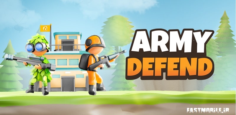دانلود بازی دفاع ارتش هک شده اندروید Army Defence
