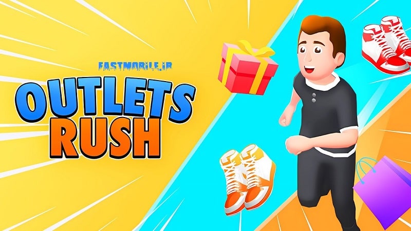 دانلود بازی شبیه سازی لباس فروشی هک شده اندروید Outlets Rush