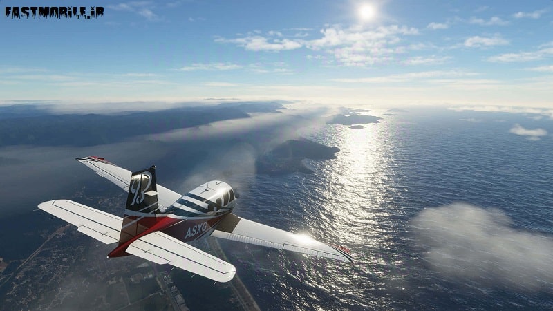 دانلود بازی شبیه سازی پرواز حرفه ای هک شده اندروید Ultimate Flight Simulator Pro