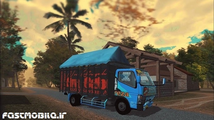 دانلود بازی ای اس تراک سیمولاتور هک شده اندروید ES Truck Simulator