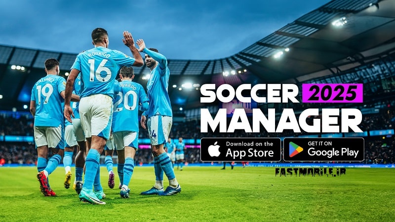 دانلود بازی مربیگری فوتبال 2025 هک شده اندروید Soccer Manager 2025