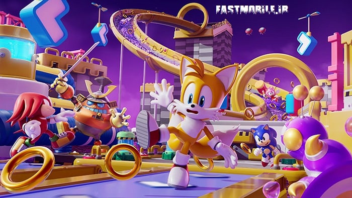 دانلود بازی سونیک رامبل هک شده اندروید Sonic Rumble