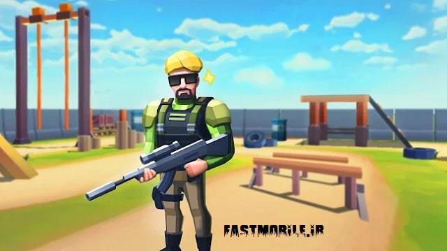 دانلود بازی شبیه سازی پادگان نظامی هک شده اندروید Army Tycoon