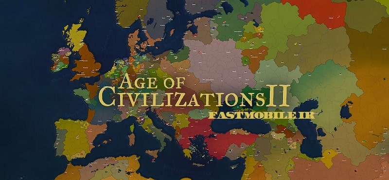 دانلود عصر تمدن ها 2 هک شده اندروید Age of History II