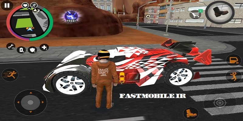 دانلود بازی شبیه ساز سرقت شهری هک شده اندروید City theft simulator