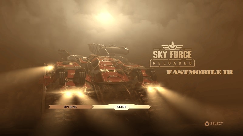 دانلود بازی اسکای فورس ریلود هک شده اندروید Sky Force Reloaded