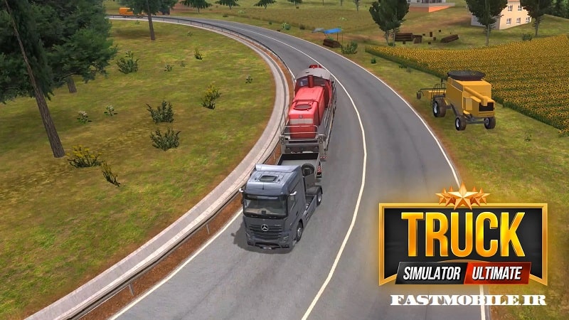 دانلود نسخه قدیمی تراک سیمولاتور آلتیمیت آفلاین Truck Simulator : Ultimate Old