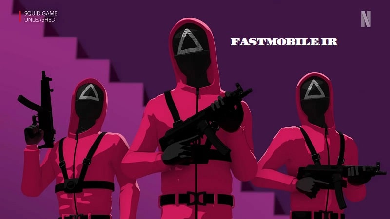 دانلود بازی اسکویید گیم هک شده اندروید Squid Game: Unleashed