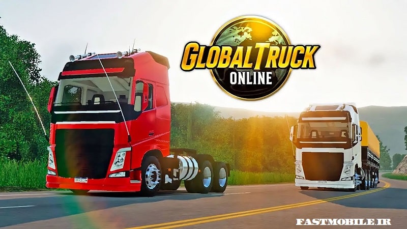 دانلود بازی گلوبال تراک آنلاین هک شده اندروید Global Truck Online