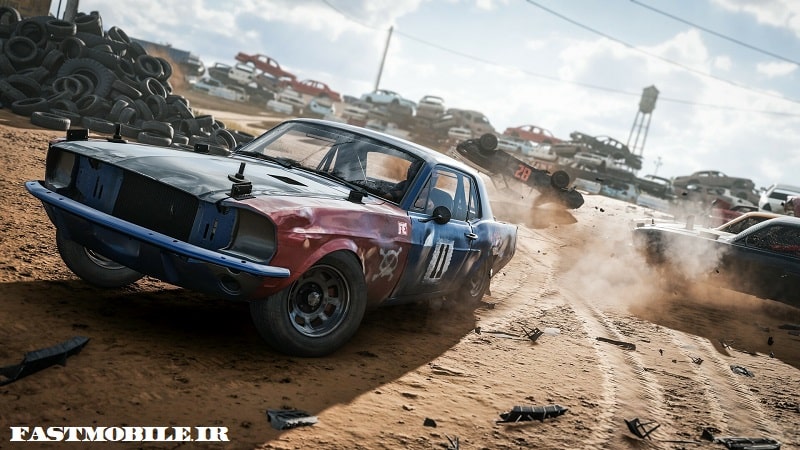 دانلود بازی ورکفست هک شده اندروید Wreckfest
