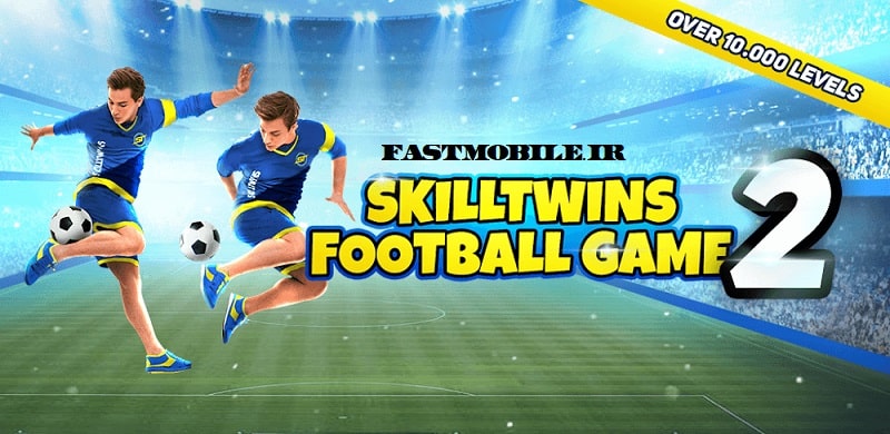 دانلود بازی مهارت فوتبال هک شده اندروید SkillTwins
