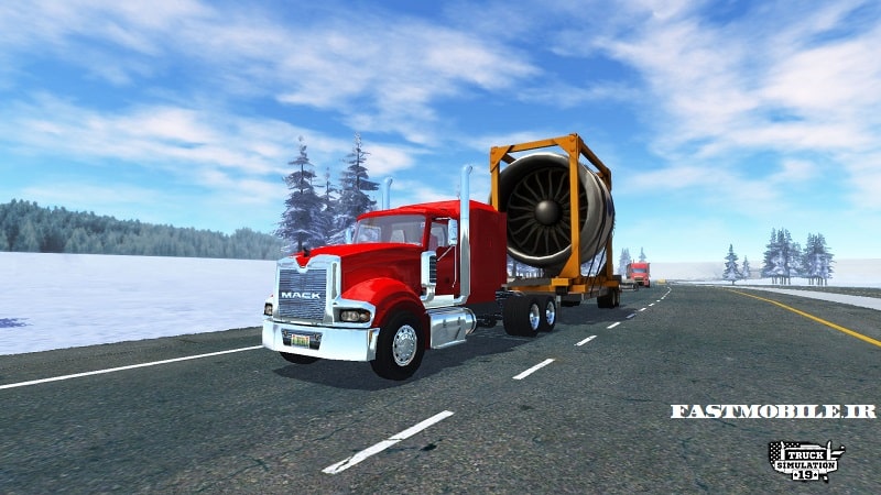 دانلود بازی شبیه سازی کامیون 19 هک شده اندروید Truck Simulation 19