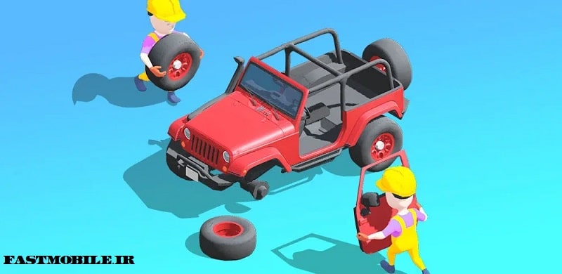 دانلود بازی شبیه ساز تولید اتومبیل هک شده اندروید Car Assembly Simulator