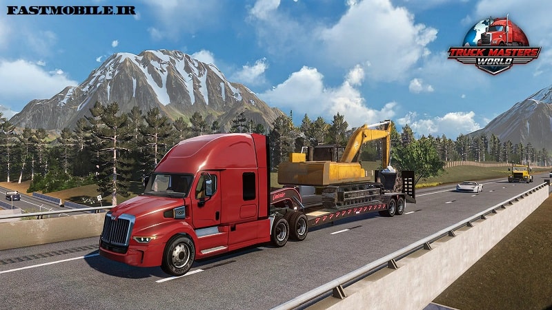 دانلود تراک مستر ورلد سیمولاتور هک شده اندروید Truck Masters: World Simulator