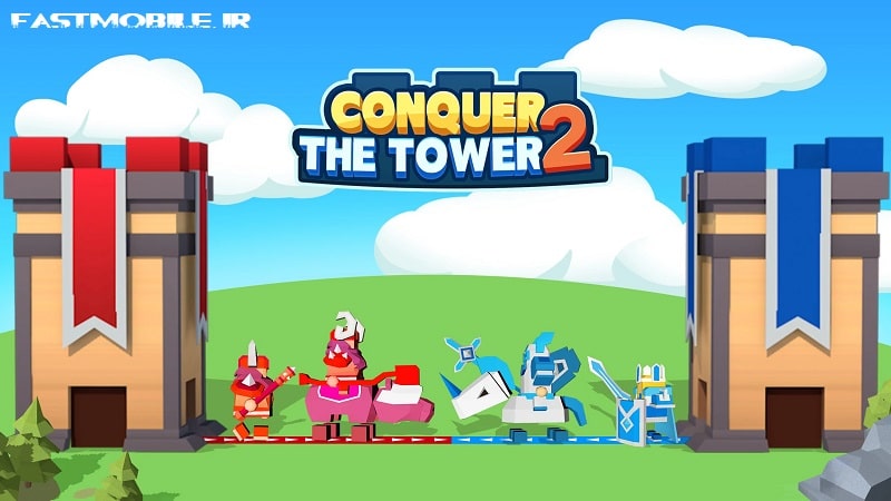 دانلود بازی تسخیر قلعه 2 هک شده اندروید Conquer the Tower 2