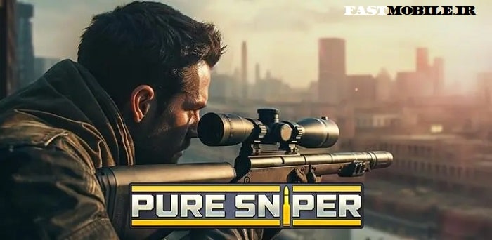 دانلود بازی تک تیرانداز ماهر هک شده اندروید Pure Sniper