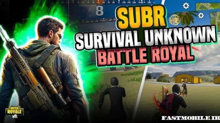 دانلود بازی بتل رویال آفلاین هک شده اندروید Survival Unknown Battle Royal
