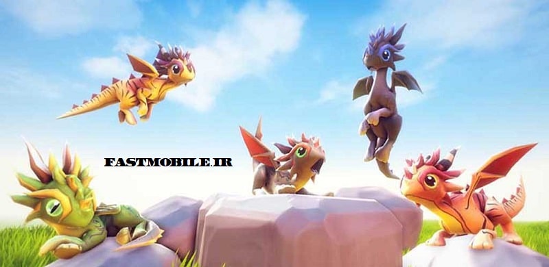 دانلود بازی لیتل دراگون هیرو هک شده اندروید Little Dragon Heroes: Idle RPG