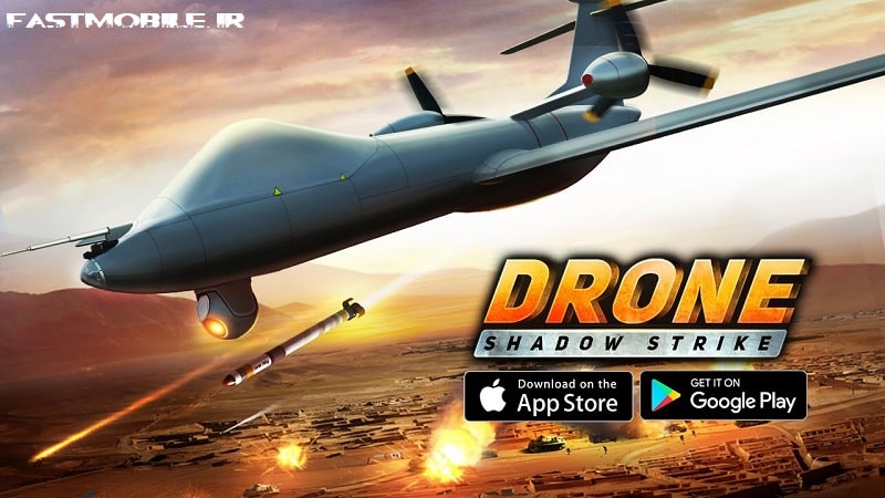 دانلود بازی پهباد جنگی مود شده اندروید Drone Shadow Strike