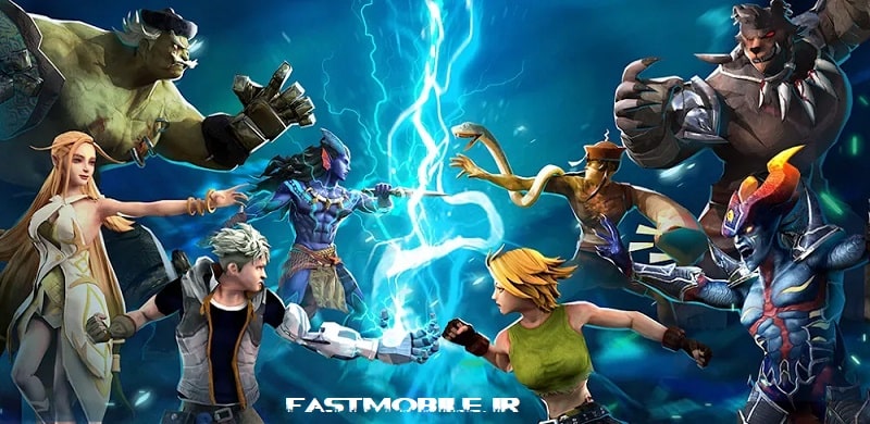 دانلود بازی لجند فایتر هک شده اندروید Legend Fighter: Mortal Battle