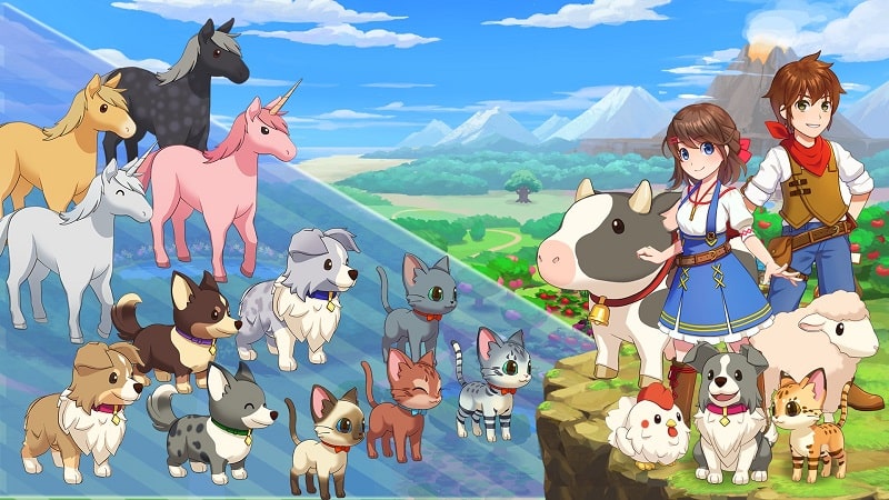 دانلود هاروست مون جهان هک شده اندروید Harvest Moon: One World