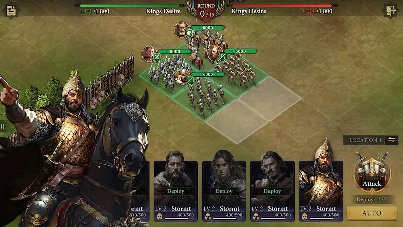 Grand War 4: Medieval Strategy screenshot 2