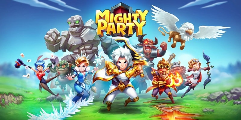 دانلود بازی جنگ احزاب قدرتمند هک شده اندروید Mighty Party